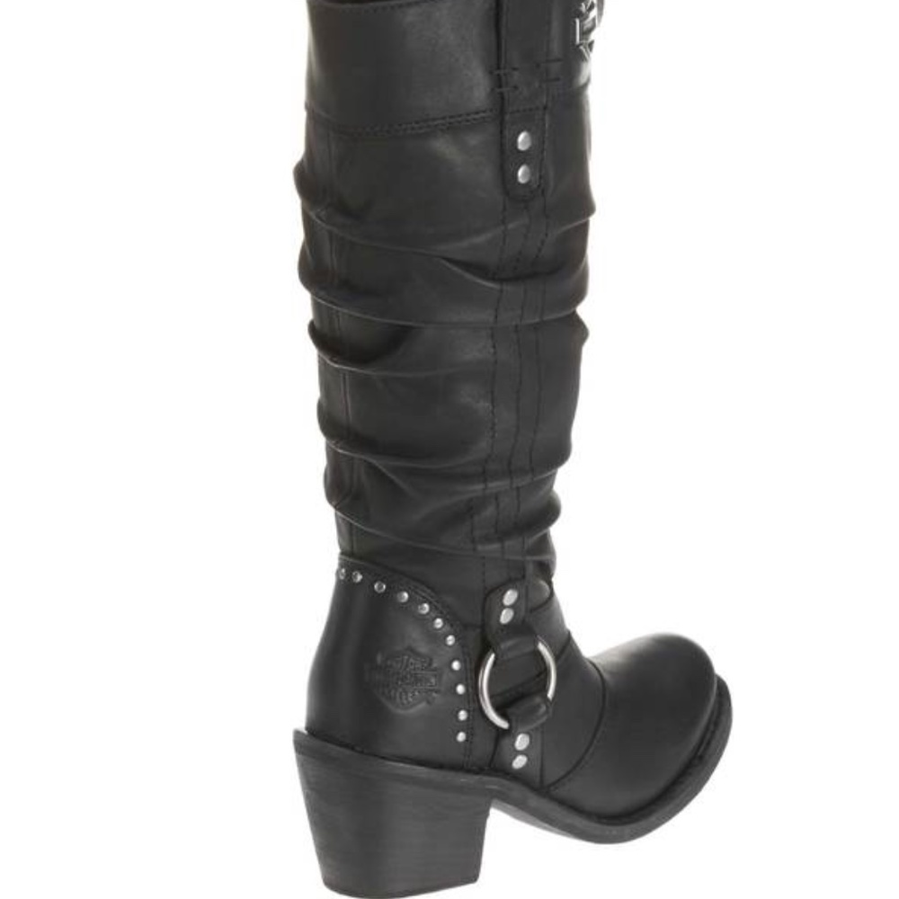 Harley Davidson Jana Boots Black Harness 10